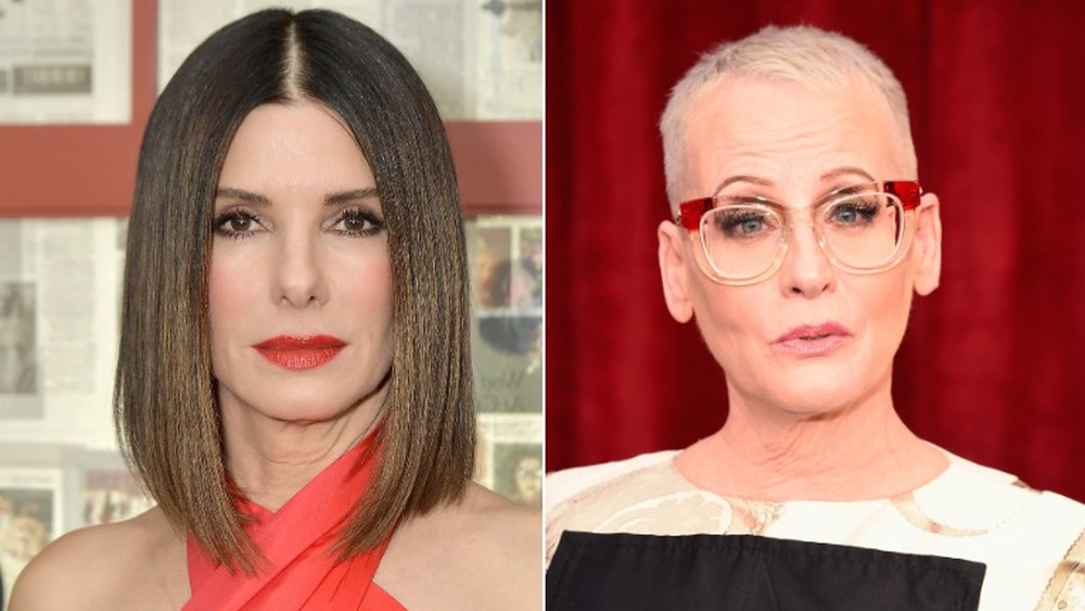 Actress Sandra Bullock(left) and Lori Petty (right)