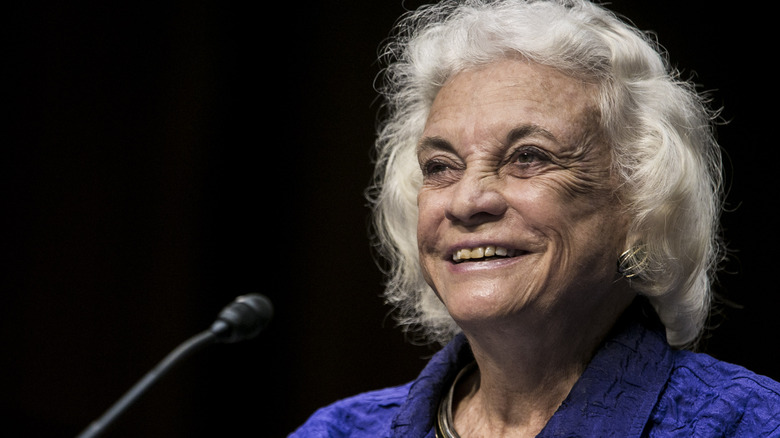 Sandra Day O'Connor smiling 