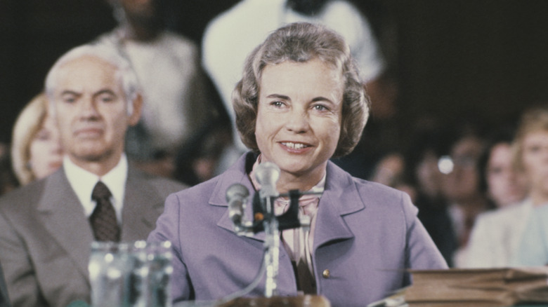 Sandra Day O'Connor smiling 