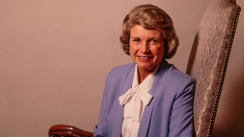 Sandra Day O'Connor smiling 