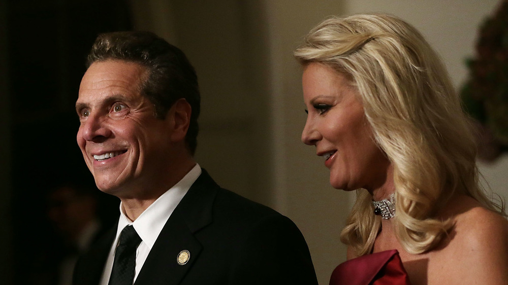 Andrew Cuomo and Sandra Lee at event