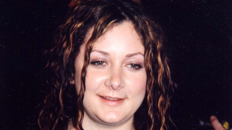 Young Sara Gilbert close-up