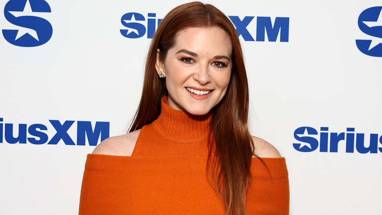 Sarah Drew at SuriusXM studios October 18, 2024