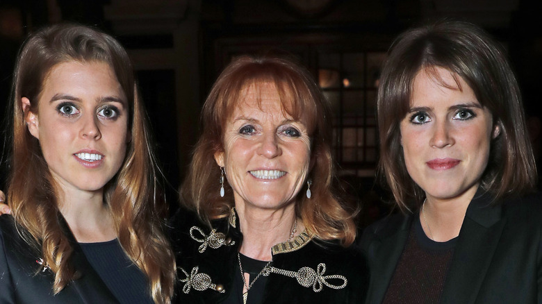 Sarah Ferguson and her daughters