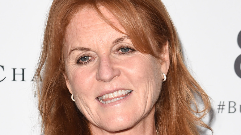 Sarah Ferguson attending an event