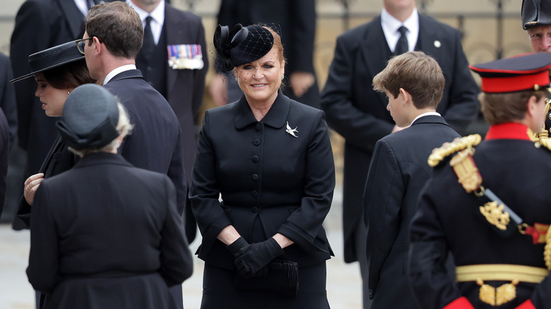 Sarah Ferguson at the queen's funeral