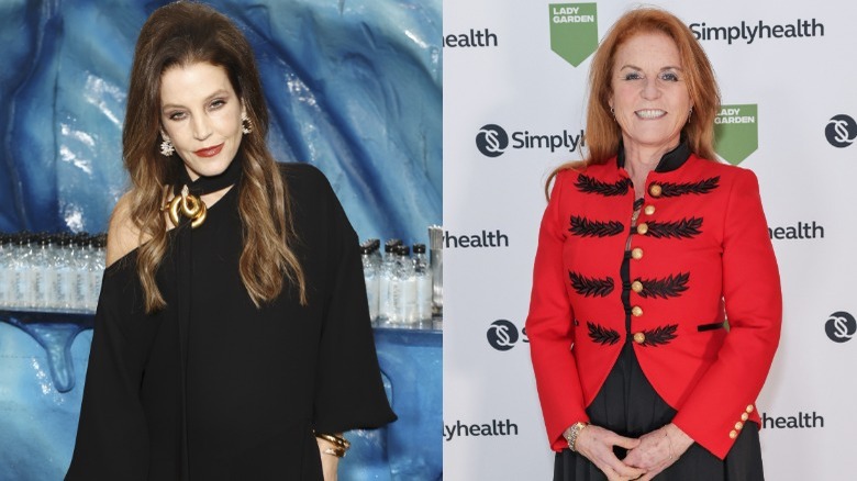 Lisa Marie Presley and Sarah Ferguson