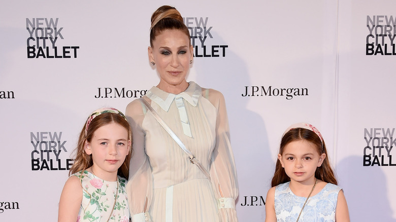 Marion Broderick, Sarah Jessica Parker, and Tabitha Broderick attending the New York City Ballet Spring Gala in 2018