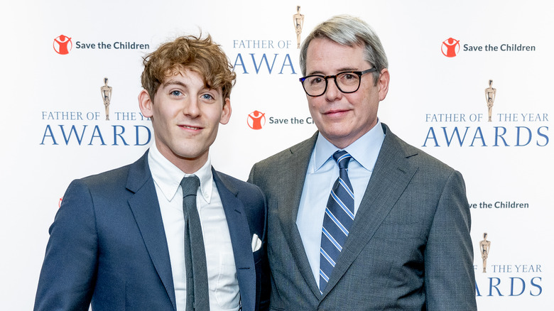 James Wilkie Broderick and Matthew Broderick