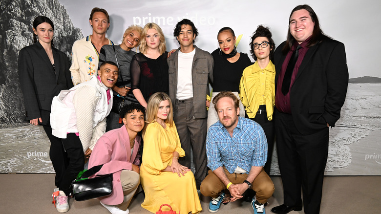 The Wilds cast poses for Season 2 screening