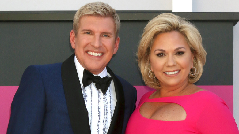 Todd and Julie Chrisley posing in 2018