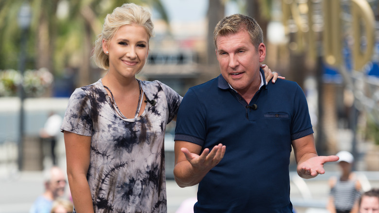 Savannah and Todd Chrisley