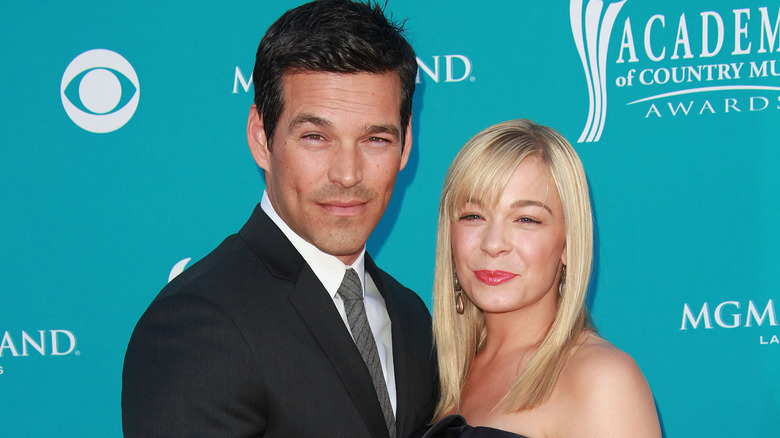 LeAnn Rimes and Eddie Cibrian at an awards show