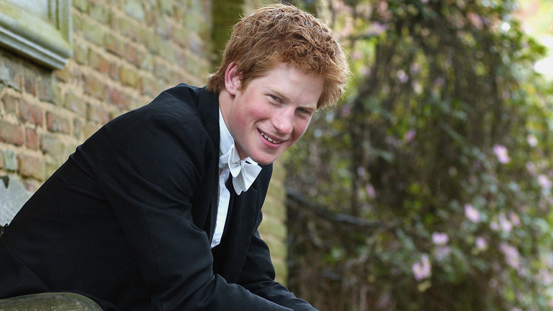 Prince Harry at Eton College in 2003