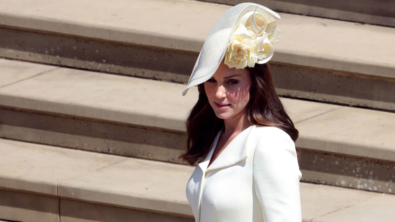 Kate Middleton photographed at Meghan Markle's wedding