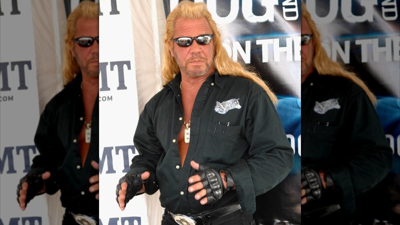 Duane "Dog" Chapman posing at the 48th Annual Academy of Country Music Awards in Las Vegas, Nevada