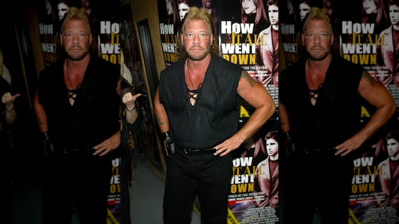 Duane "Dog" Chapman posing at the premiere of "How It All Went Down" in 2003