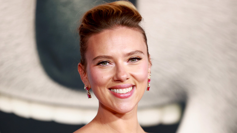 Scarlett Johansson attends a premiere