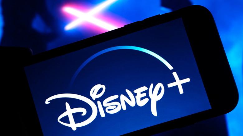 Disney+ on tablet