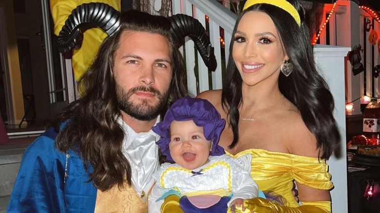 vanderpump rules' Scheana Shay and Brock Honey Davies with daughter Summer Moon