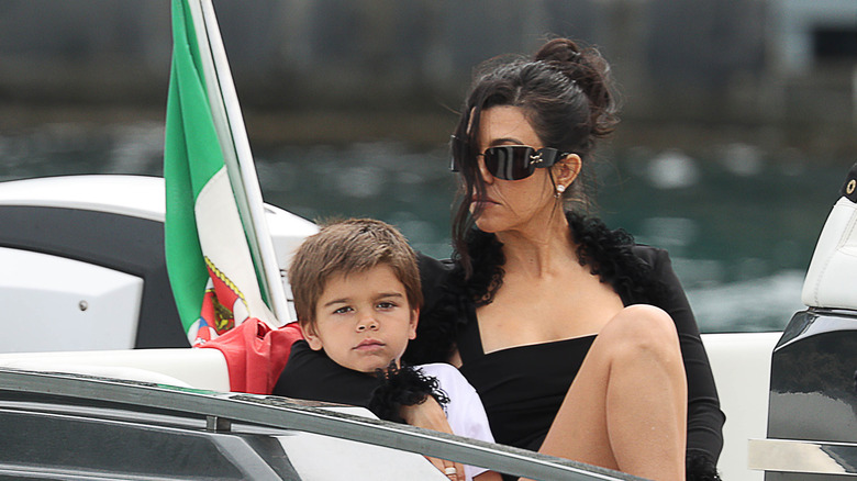 Reign Disick with mom Kourtney Kardashian