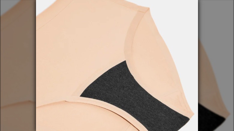 beige period panties