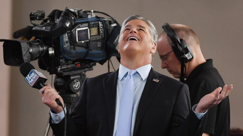 Sean Hannity with the camera 