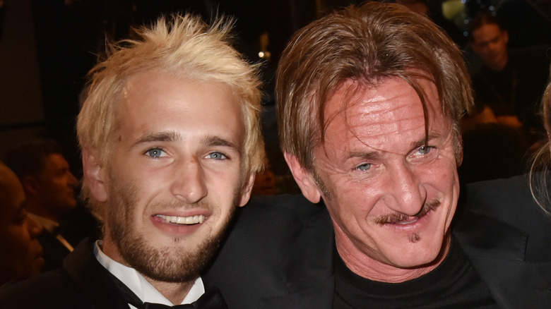 Hopper and Sean Penn smiling