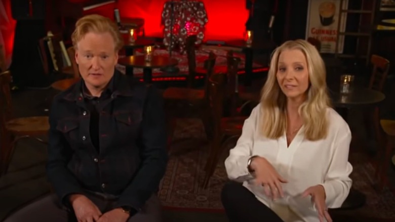 Conan O'Brien and Lisa Kudrow