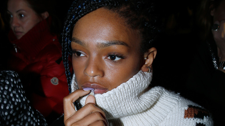 Selah Marley looking pensive