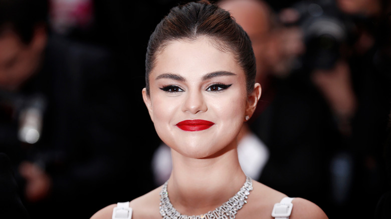 Selena Gomez smiles on the red carpet