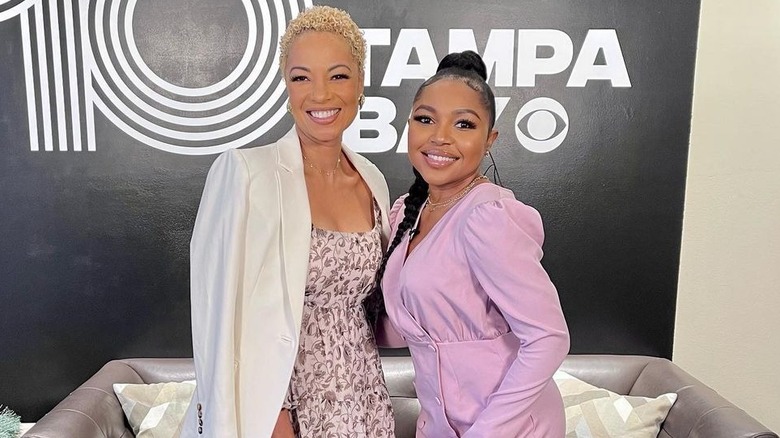 Rena Frazier and Anne-Sophie Petit smiling 