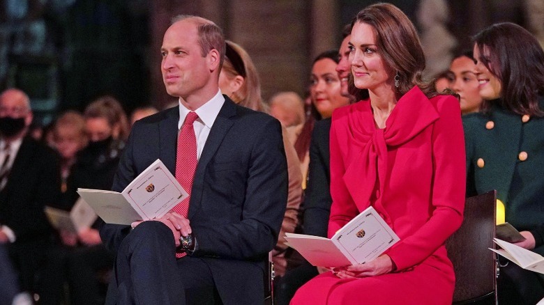 The Wales' at last year's Christmas carol service