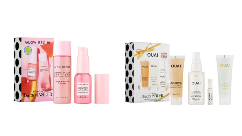 Glow Recipe and Ouai products