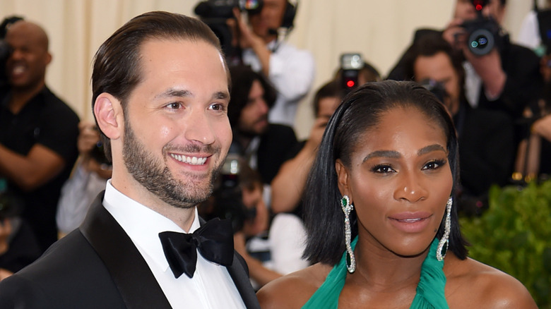 Alexis Ohanian and Serena Williams at the Met Gala 2017