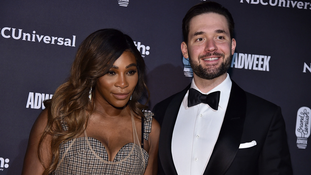 Serena Williams and Alexis Ohanian on red carpet