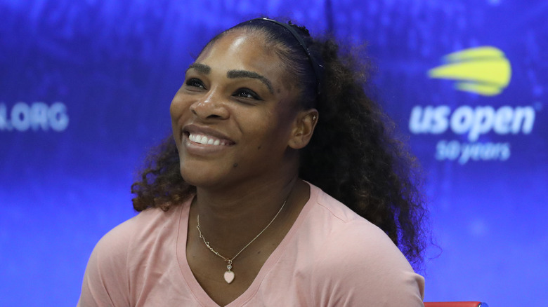 Serena Williams smiling