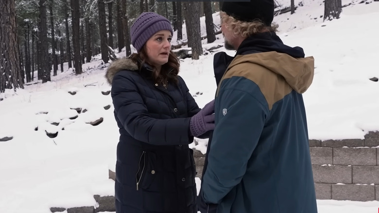 Robyn Brown and Kody Brown having an argument on Sister Wives