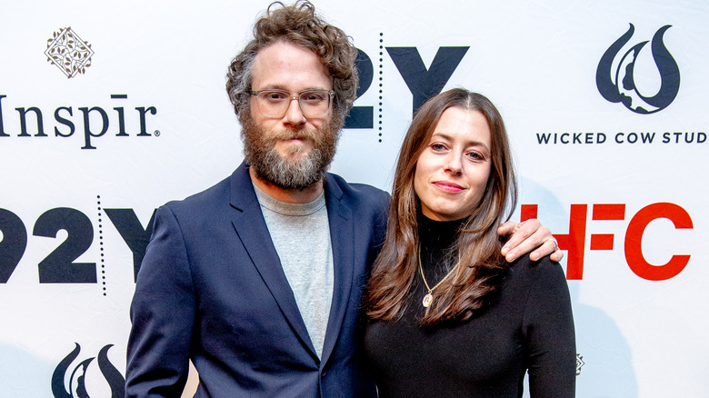 Seth Rogen and Lauren Miller