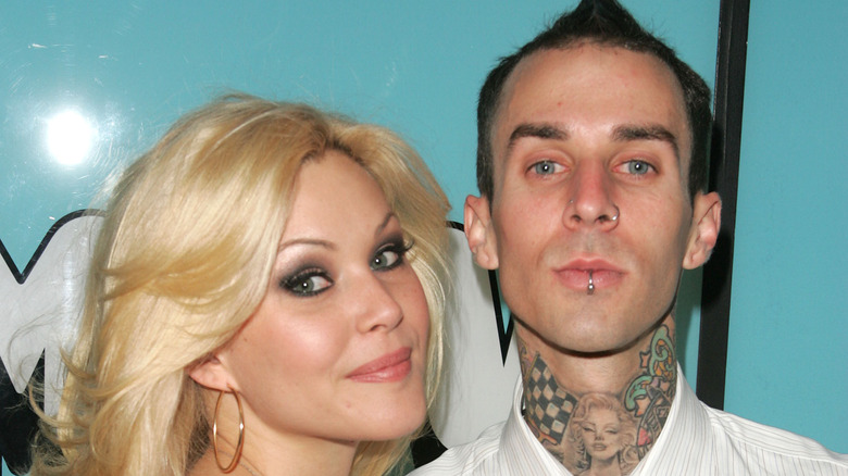 Shanna Moakler with ex-husband Travis Barker