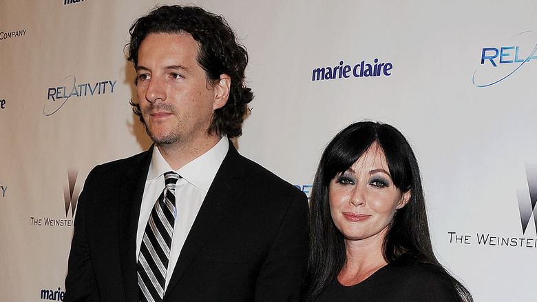 Kurt Iswarienko and Shannen Doherty standing together