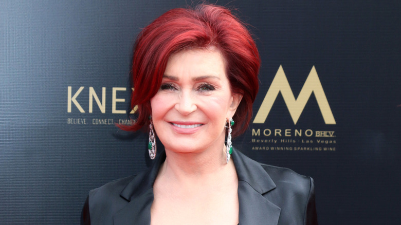 Sharon Osbourne on the red carpet 