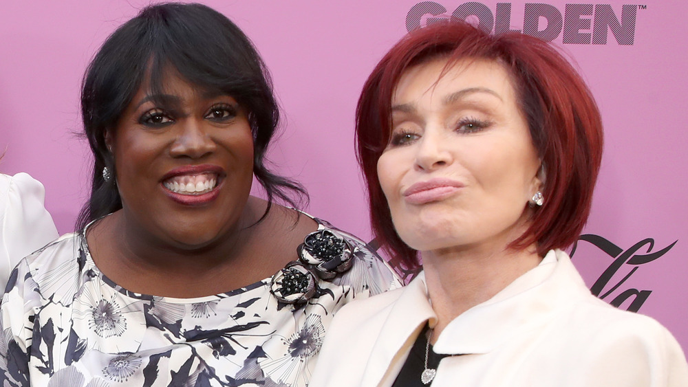 Sharon Osbourne and Sheryl Underwood at press event