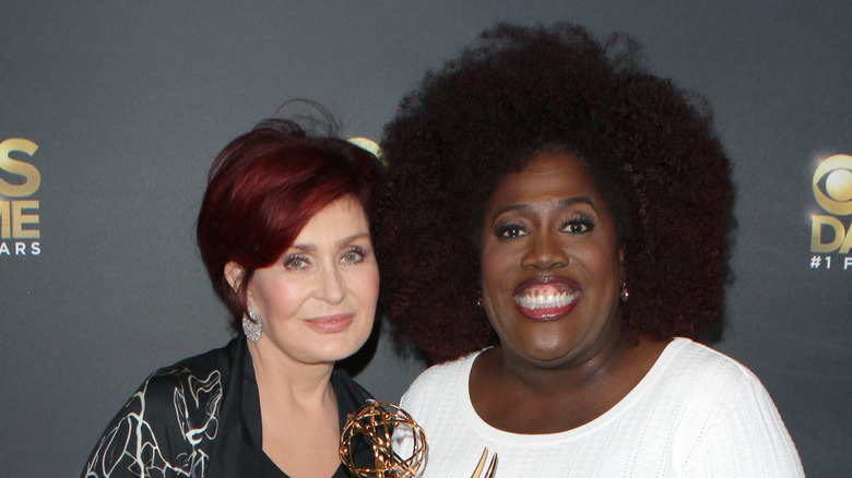 Sharon Osbourne smiling with Sheryl Underwood