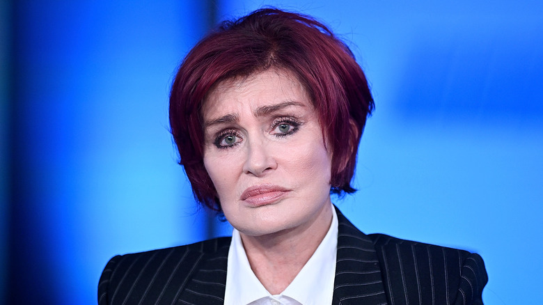 Sharon Osbourne looking concerned