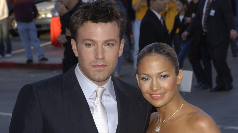 Ben Affleck and Jennifer Lopez on the red carpet