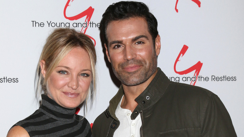 Sharon Case and Jordi Vilasuso