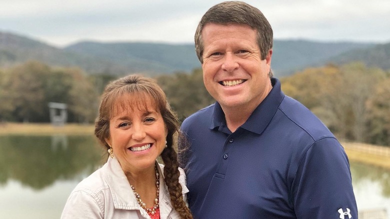 The Duggar parents smiling