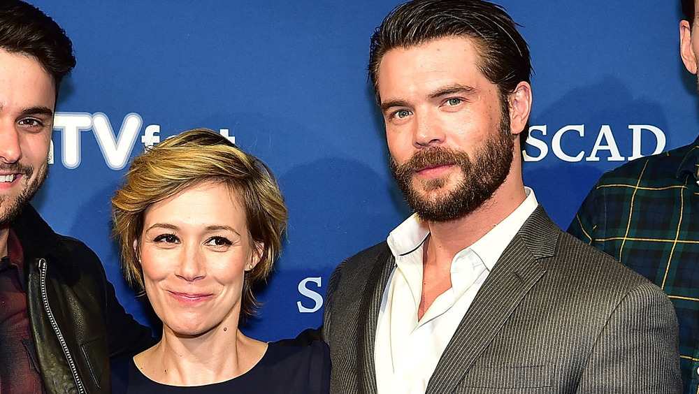 Shondaland actors Liza Weil and Charlie Weber 