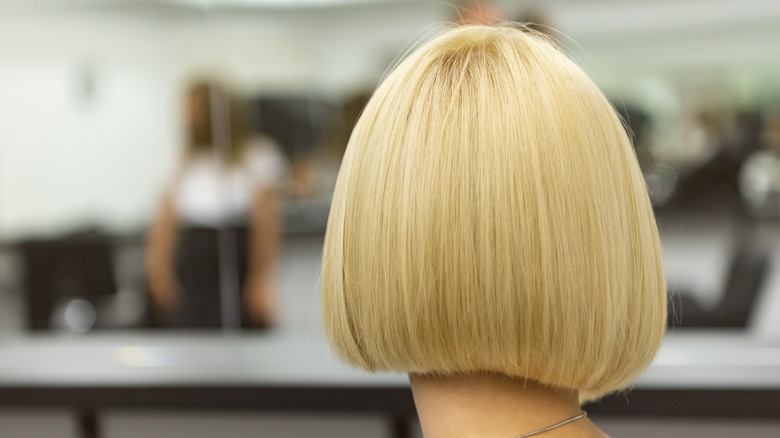 short hairstyle the precise bob